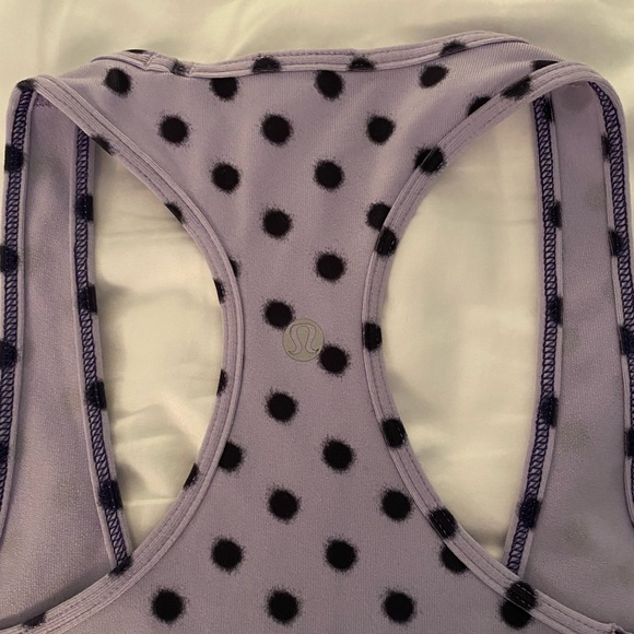 Bundle of 2 Lululemon polka dot racerback tanks - Picture 9 of 10